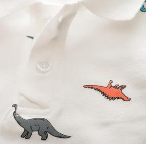 Camisetas para Niños, Camisetas de Algodón de Manga Corta con Cuello Polo para Niños - Product Image 6