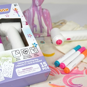 WingArt Creative Kids, Suministros de Manualidades, Marcador de Aerosol Recargable, Juego de Marcadores de <span class=keywords><strong>Tela</strong></span> con Aerógrafo - Product Image 5