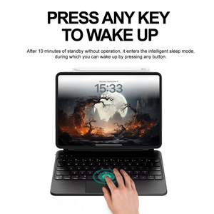Precio bajo Rgb Backlight T87S <span class=keywords><strong>Magic</strong></span> <span class=keywords><strong>Keyboard</strong></span> con soporte flotante magnético para 11 pulgadas para Ipad Pro (M4) - Product Image 4