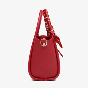 กระเป๋าสะพายไหล่หนัง PU สไตล์เรโทรสำหรับผู้หญิง พร้อมสายสะพายถอดได้ กันน้ำ ความจุกะทัดรัด แฟชั่น - Product Image 4