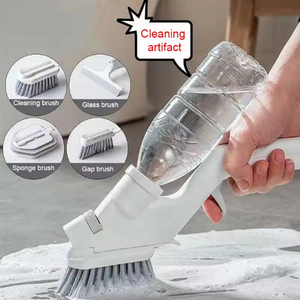 Kitchen <b>Bathroom</b> Replacement Spare Parts Water Spray Brush Scrubber Brushes Set Window Cleaning Tools Cleaning Brush - Product Image 1