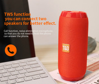 Bocina Portátil con Bluetooth, altavoz inalámbrico de graves, resistente al agua, para exteriores, soporte Aux, Tf, Subwoofer, Usb