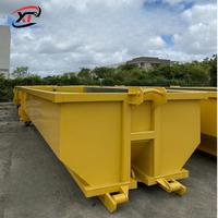 Grande benne à déchets mobile de 20 yards, norme industrielle, grue hydraulique, marque XINTUO, certifiée CE ISO, garantie 1 an, 7,5 kW
