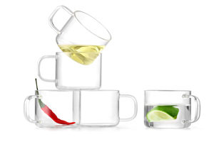 2024 vente en gros résistant à la chaleur thé café tasse en verre tasse à thé à Double paroi tasses à thé en verre transparent avec poignée - Product Image 2