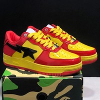Sneakers de rue unisexes avec logo personnalisé, patch étoile, motif tête de requin, chaussures de skate, vente en gros avec transport maritime