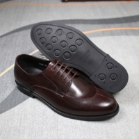 Nouvelles Chaussures Derby Classiques pour Hommes 2026 – Chaussures Habillées en Cuir Véritable pour Mariages et Réunions d'Affaires – Chaussures de Luxe pour Gentlemen