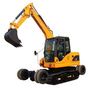 Robusta excavadora móvil XE150WB para alquiler - Product Image 1