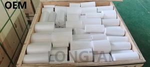 중국 본토산 <span class=keywords><strong>PTFE</strong></span> 원형 막대 플라스틱 킹 원통형 제로컷 가공 모델 001 용 흰색 - Product Image 4