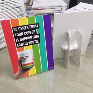 热卖直销打印柜台卡便宜的桌子展示 - Product Image 5