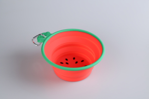 Bol pliable en silicone pour chien, personnalisé, en gros, portable, pour les voyages en plein air, pour nourrir et hydrater les animaux de compagnie, avec logo - Product Image 6
