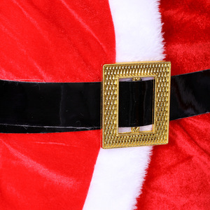 Per uomo adulto <span class=keywords><strong>donna</strong></span> oro velluto Babbo Natale Set Costume abito per le vacanze per le prestazioni della fabbrica all'ingrosso decorazioni natalizie - Product Image 3