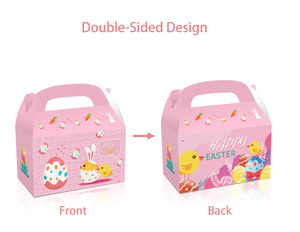 Bán Sỉ Hộp Đựng Ester Hạnh Phúc Đủ Loại Túi Đựng Tráng Miệng Tìm Trứng Vui Vẻ Giấy Cầm Tay Hộp Kẹo Bánh Quy Có Tay Cầm - Product Image 3