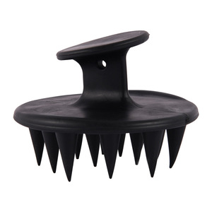 Cepillo de Limpieza de Silicona, Masajeador de Cuero Cabelludo de Silicona Suave para Eliminar la Caspa y Estimular el Crecimiento del Cabello, Uso en Seco y Húmedo - Product Image 1