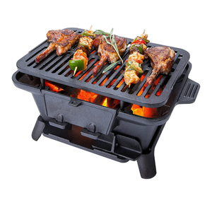 Mini barbecue portable <span class=keywords><strong>en</strong></span> <span class=keywords><strong>fonte</strong></span> de camping pour barbecue extérieur - Product Image 6