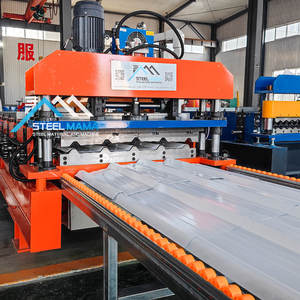Factory Direct Sales Full Automatic 760 IBR Trapezoidal Roof Sheet Roll Forming <b>Machine</b> - Product Image 6
