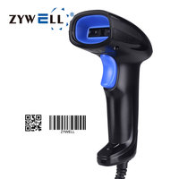 Escáner de Código de Barras Inalámbrico y Alámbrico 1D 2D QR, Lector de Códigos de Barras de Escritorio y Portátil con USB, Serial y Wifi