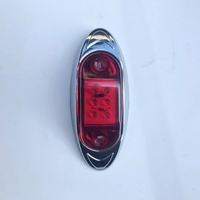 Nouveau système d'éclairage automobile, lampe latérale LED 24V chromée pour autocar, camion, remorque WJC-S-003