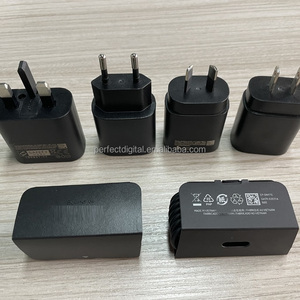 2024 Adaptateur de voyage 25W <span class=keywords><strong>Chargeur</strong></span> <span class=keywords><strong>rapide</strong></span> Type C pour <span class=keywords><strong>Samsung</strong></span> Galaxy S7e S8 S8 + S9 S9 + S10 S10e S10 + <span class=keywords><strong>S20</strong></span> <span class=keywords><strong>S20</strong></span> + S20u Note8 Note9 Note10 - Product Image 1