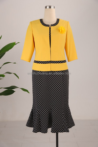 Ensemble tailleur-pantalon formel rouge à queue de poisson pour femme grande taille avec manteau, idéal pour l'église et le dimanche, infroissable - Product Image 6