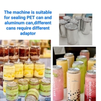 Scelleuse de boîtes de conserve de bureau automatique intelligente pour café, soda, gâteaux, bubble tea et aliments