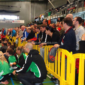 Valla de seguridad vial de plástico flexible, soporte de barricada <span class=keywords><strong>MOVIT</strong></span>, barrera peatonal, barreras de carretera resistentes, barrera de control de multitudes de 6,5 pies - Product Image 5