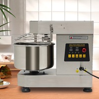 Comptoir domestique Petit équipement de boulangerie Plateau de table Impastatrice a Spirale 8L 3 kg Mélangeur commercial à spirale pour pâte