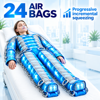 Appareil de pressothérapie pour drainage lymphatique, machine de massage par compression d'air pour les jambes, les bras et le corps, pour usage domestique et professionnel