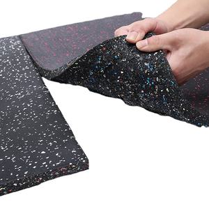Shock Absorption Non-slip <b>Gym</b> Floor <b>Mat</b> <b>Rubber</b> Flooring Tiles - Product Image 1