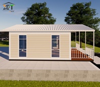 Maison préfabriquée pliable et extensible de 20 pieds ou 40 pieds, maison mobile préfabriquée, mini-maison avec 2, 3 ou 4 chambres, terrasse, véranda en verre