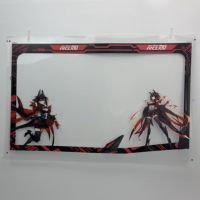 Pegatinas de Vidrio Personalizadas con Diseño de Princesa ROG de NPC, Aptas para Vidrio de Caja de PC, Películas Protectoras, Cajas y Torres de Computadoras para Juegos