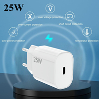 Adaptateur de charge rapide PD Type-C 25W, prise EU, chargeur mural avec câble USB-C pour Samsung Galaxy Smart Watch