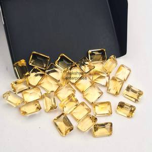 4x6mm <b>Citrine</b> Octagon Cut Faceted Gemstones Calibrated Loose Beads for Jewelry Making Supply Natural <b>Citrine</b> Stone At Low Price - Product Image 5