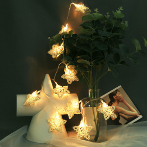 Phổ biến nóng bán trong nhà mây tự nhiên Mini sao led Cổ Tích chuỗi ánh sáng chuỗi kỳ nghỉ chiếu sáng trang trí - Product Image 6