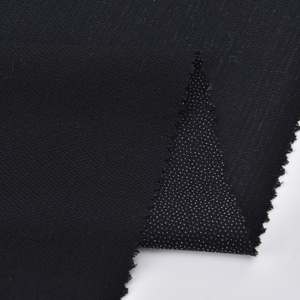 Bán Buôn 75D * 200D Dệt <span class=keywords><strong>Interlining</strong></span> 100% Polyester Twill Dệt <span class=keywords><strong>Fusible</strong></span> <span class=keywords><strong>Interlining</strong></span> Vải Cho Áo Khoác Phù Hợp Với - Product Image 5