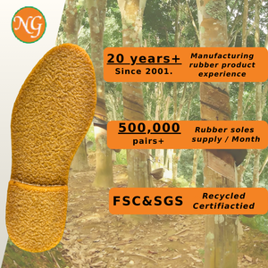 <span class=keywords><strong>Semelle</strong></span> de chaussure en caoutchouc naturel durable avec bordure en cuir de qualité supérieure, confortable, flexible et idéale pour les <span class=keywords><strong>chaussures</strong></span> faites à la main - Product Image 6