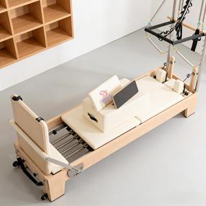 Pilates en bois d'érable durable avec tour demi-trapèze, structure stable antidérapante pour la remise en forme à domicile et l'utilisation en studio de Pilates - Product Image 2