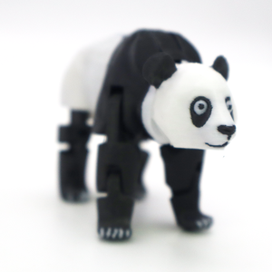 Porte-clés Panda Imprimés en 3D Transfrontaliers, Figurines Animales Créatives pour Artisanat, Ornements et Modèles d'Activités Partagées - Product Image 3
