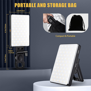 120 LED haute puissance Rechargeable Selfie lumière avant et arrière Clip pour téléphone <span class=keywords><strong>Tiktok</strong></span> Vlog accessoires de téléphone portable - Product Image 2