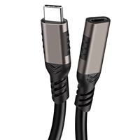 Cable de extensión USB C, extensor USB C de nailon, cable macho a hembra tipo C, carga y transferencia, compatible con PSVR2/iPad Pro/iPhone