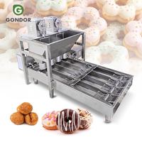 Mesin Pembuat Donat Otomatis Komersial T 101 2022 110v, Robot Donat Mini Gas, Harga Termasuk Sertifikat