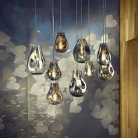 Tsinye Simple lanterne en verre européen créatif unique plafond pendentif lumière contemporaine suspension lumière pour îlot de cuisine