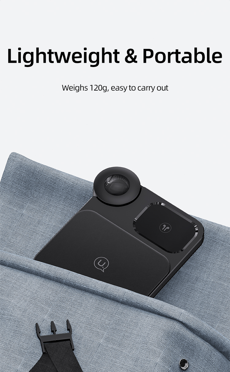 USAMS CD-190 15W 3 In 1 Desktop Wireless Charging Station description image 6