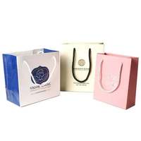 Sacs en papier kraft personnalisés pour bouquets de fleurs, sacs de courses OEM, sacs en papier faits à la main