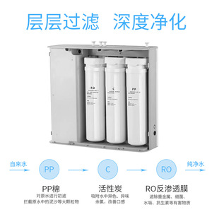 Ro Reverse Osmosis Home Pure <b>Water</b> <b>Machine</b> Integrated <b>Water</b> <b>Purifier</b> High Flow Direct Drinking Filter 362x125x325mm - Product Image 4