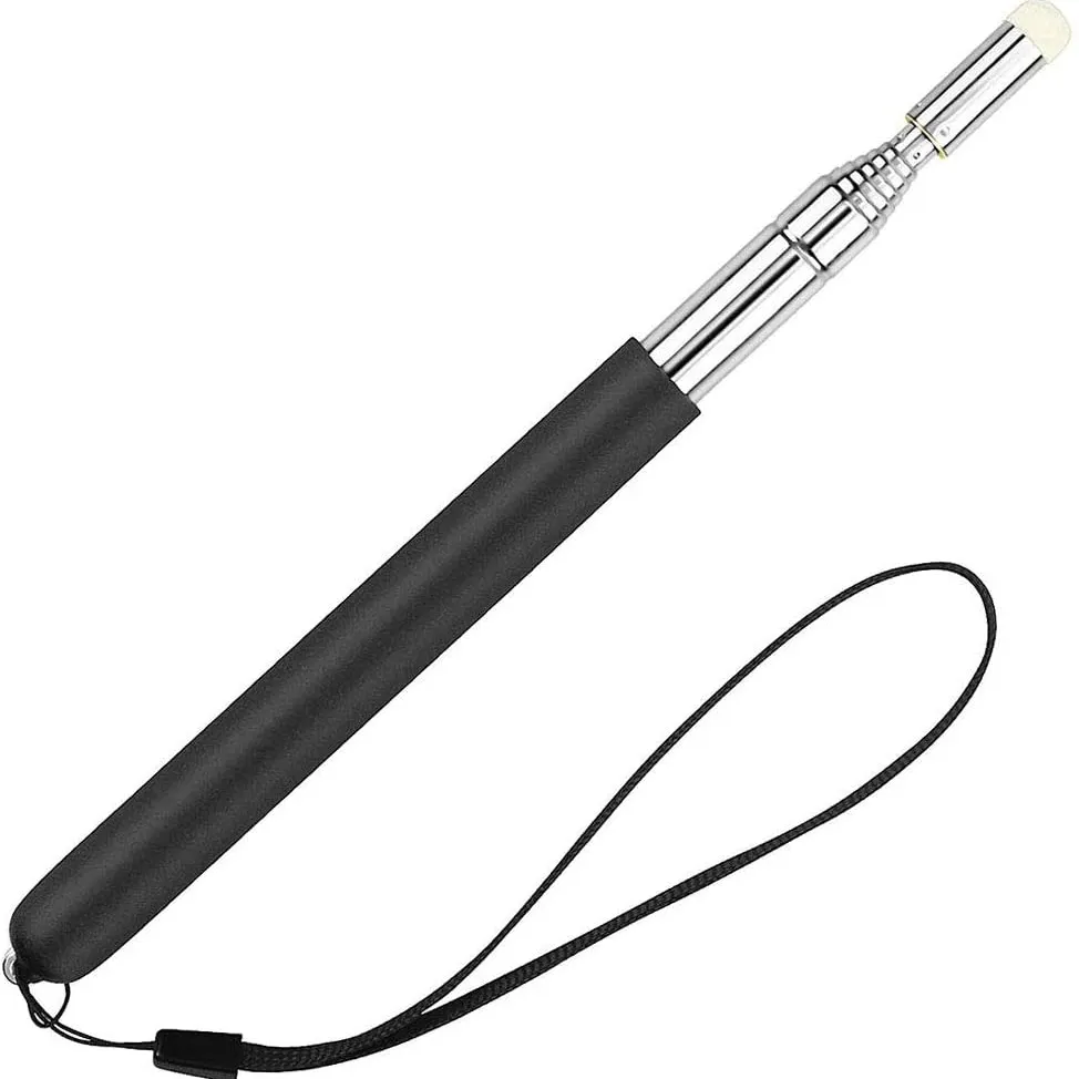 39 inches Telescopic Teaching Pointer Stick Teacher Pointer for Classroom Presentation Whiteboard Pointer Pen