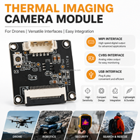 Module de caméra thermique 12um MIPI CVBS avec intégration de port USB pour drone, robotique et sécurité