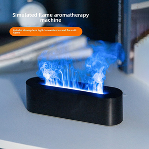 New Simulation Colorful Flame USB Waterless Aroma <strong>Diffuser</strong> 150ml Tabletop Ultrasonic Aromatherapy Machine Hotel Outdoor - Product Image 2