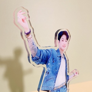 OEM Odm ตัวละครอะคริลิค ซื้อ 3 แถม 1 ฟรี จีอน จองกุก สแตนดี้ <span class=keywords><strong>BTS</strong></span> สแตนดี้อะคริลิคขนาดใหญ่ 20 ซม. Permission to Dance Butter My T - Product Image 5