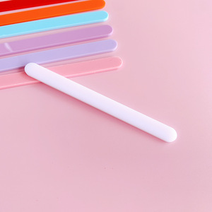 Honey And Sweetness Acrylic Popsicle Sticks Solid Color 10pcs For <b>Cake</b> <b>Decoration</b> Birthday Party Craft <b>Supplies</b> - Product Image 3