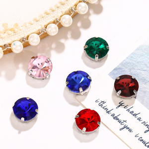 Juego de cuatro puntas de <span class=keywords><strong>alta</strong></span> calidad, accesorio de Base plana para coser con diamantes de imitación de cristal satélite DIY para <span class=keywords><strong>costura</strong></span> satinada personalizada - Product Image 3